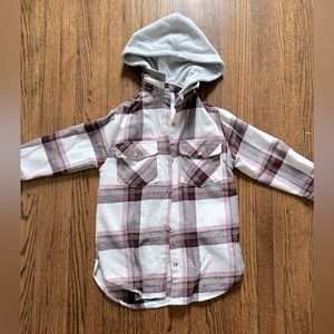 Zara Girls Shacket with removable hood. Size 9. Gently worn.